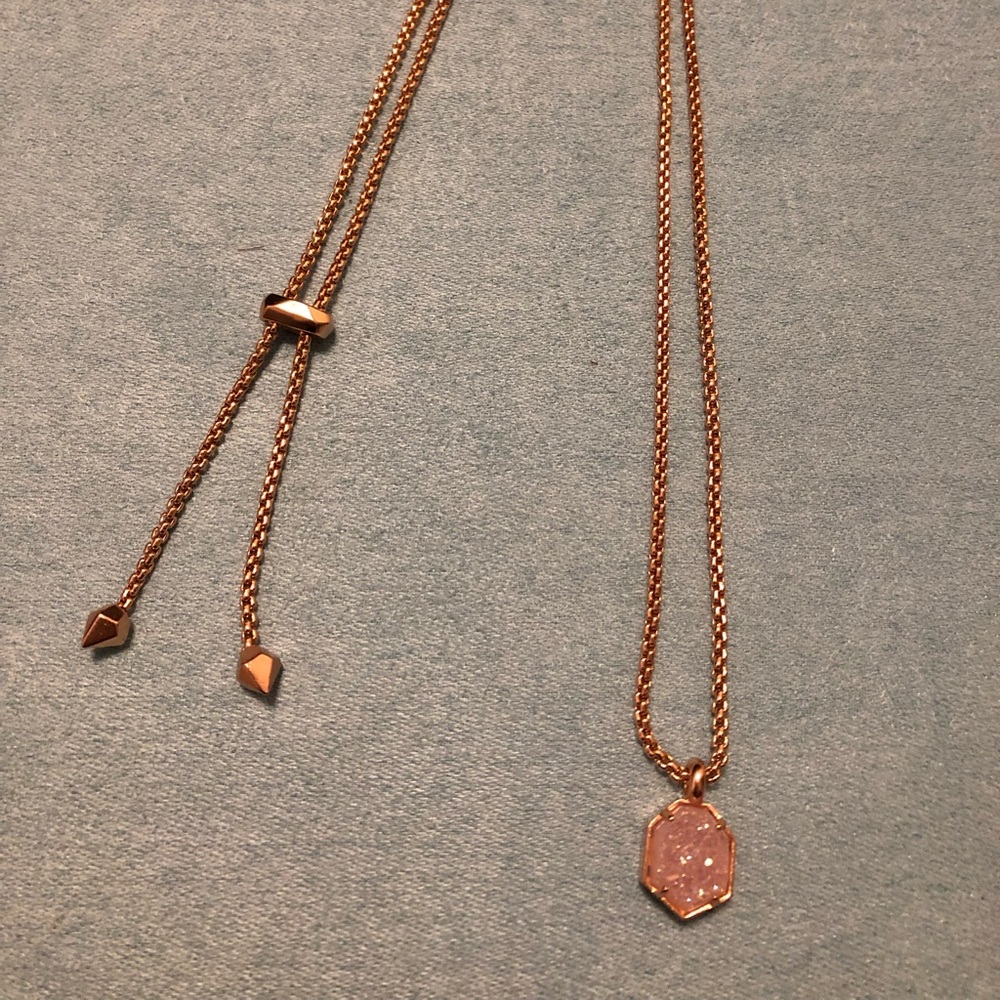 Kendra Scott Rose Gold Teo Necklace